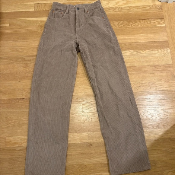 Motel Rocks Parallel Jeans Cord Smoke Size Extra Small - Picture 3 of 6